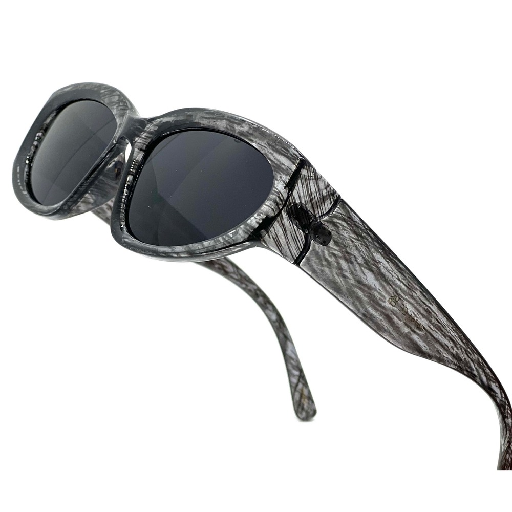 Womens Gray Oval Sunglasses Fashion Designer Style‎ Shades Street Wear Lentes